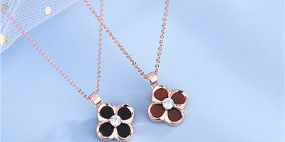 Fashion all match clover pendant necklace (3)