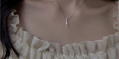 Lightning design light luxury necklace wholesale (6)