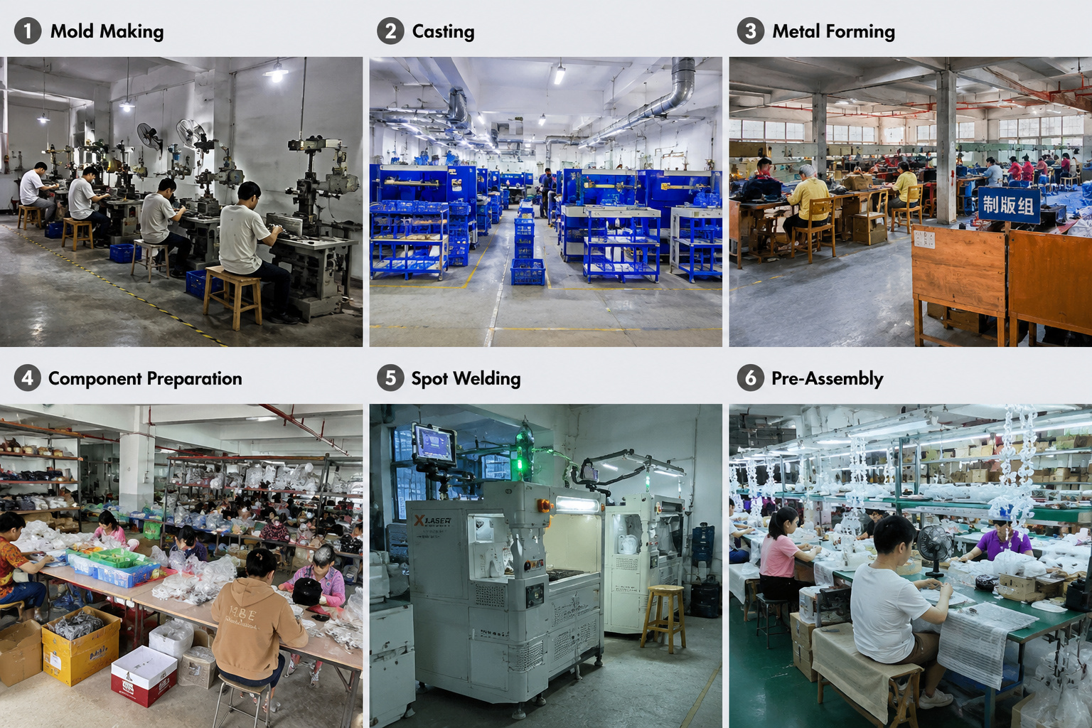 Jewelry mold casting forming welding and pre-assembly workflow